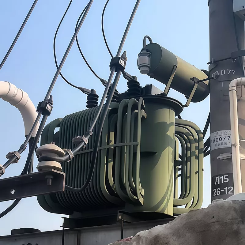 Guangbian oil immersed transformer tank and cooling fins